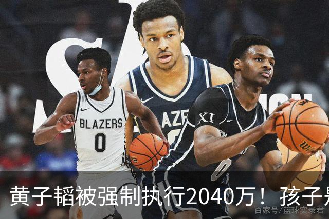 黄子韬被强制执行2040万！孩子是美国籍，已不是第一次出事
